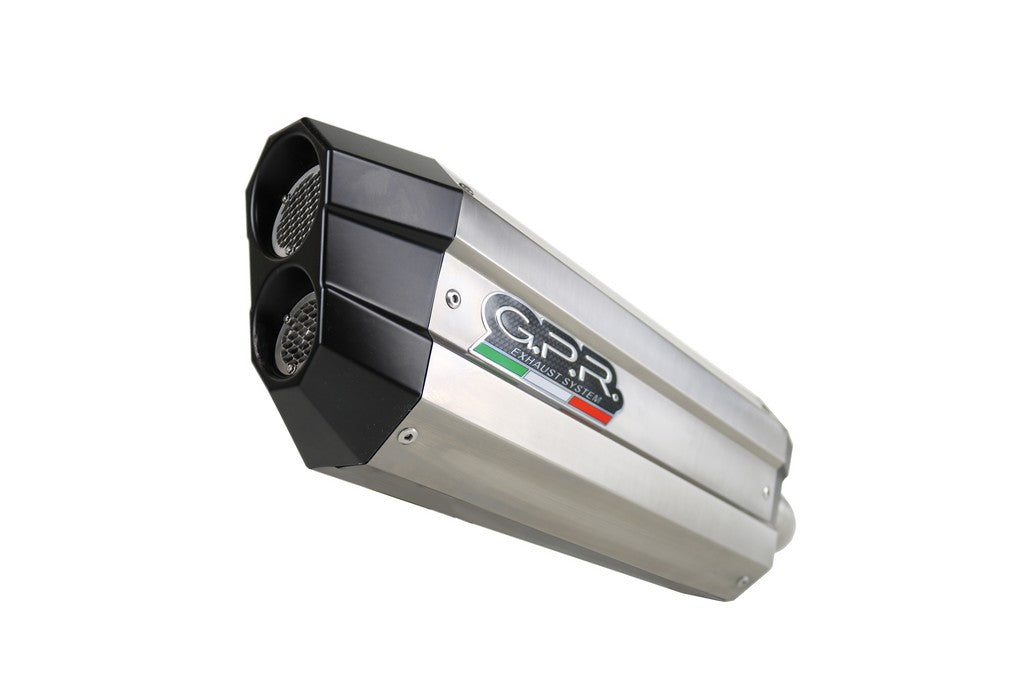 GPR Honda CRF1000L Africa Twin Adventure Sports (18/19) Slip-on Exhaust "Sonic Inox" (EU homologated)