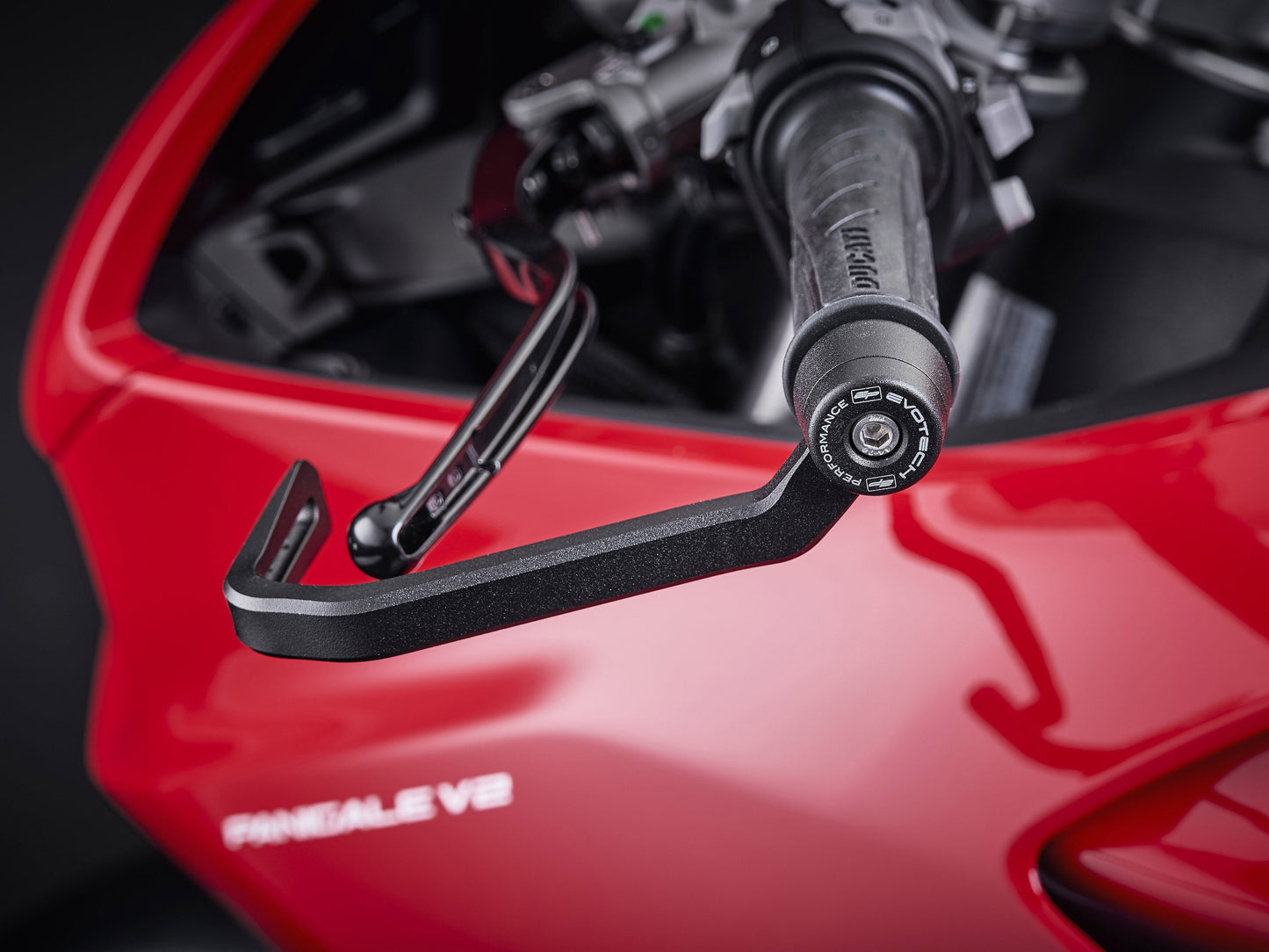 EVOTECH Ducati Panigale V2 (2012+) Handlebar Levers Protection Kit (Road)