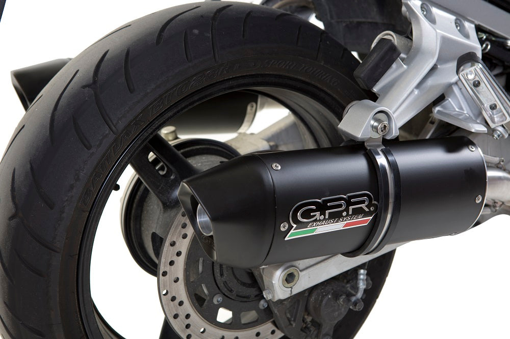 GPR Yamaha FJR1300 (01/05) Dual Slip-on Exhaust "Furore Nero" (EU homologated)