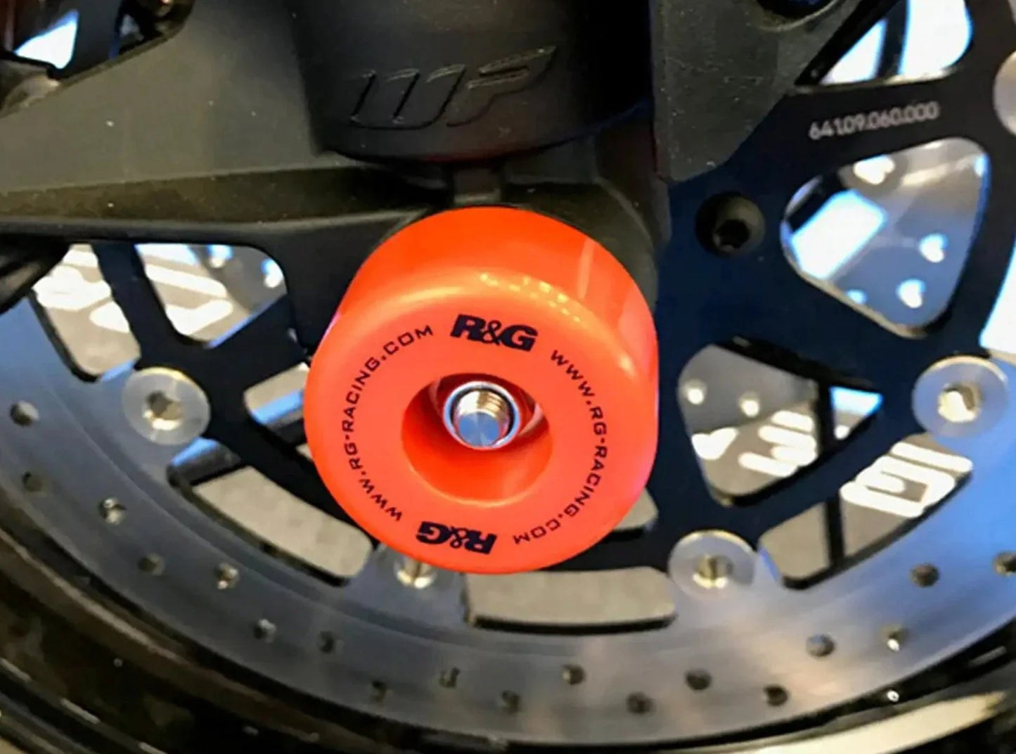 FP0072 - R&G RACING KTM Duke / Super Duke / Supermoto Front Wheel Sliders – Accessories in the 2WheelsHero Motorcycle Aftermarket Accessories and Parts Online Shop