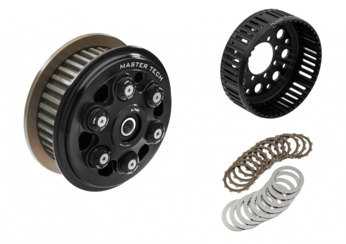 FR371 - CNC RACING Ducati 6 Springs Slipper Clutch "Master Tech" (full kit, 48-teeth sintered plates)