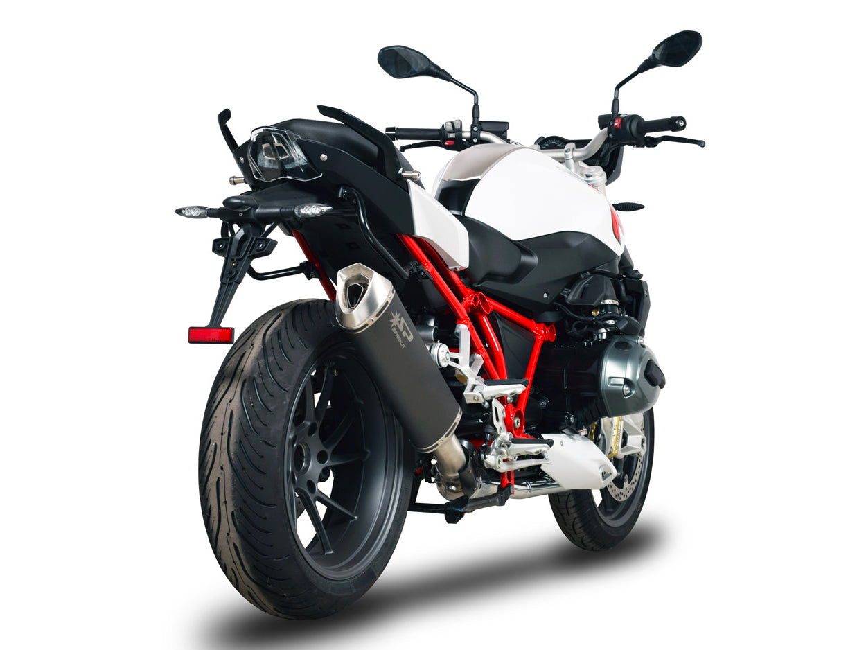 SPARK GBM0403 BMW R1200R / R1200RS (15/16) Slip-on Exhaust "Force" (EU homologated; dark)