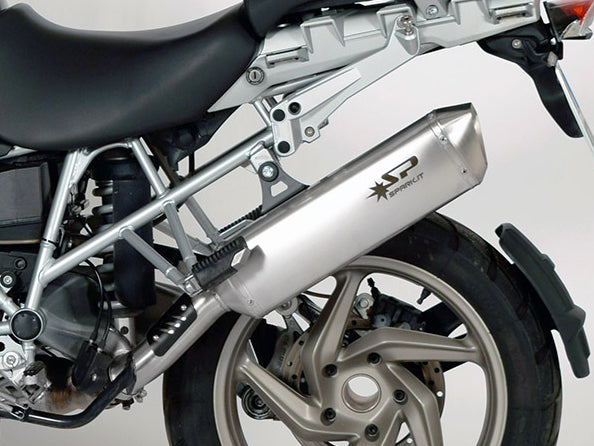 SPARK GBM0604 BMW R1200GS / Adventure (10/12) Slip-on Exhaust "Force" (EU homologated; titanium)