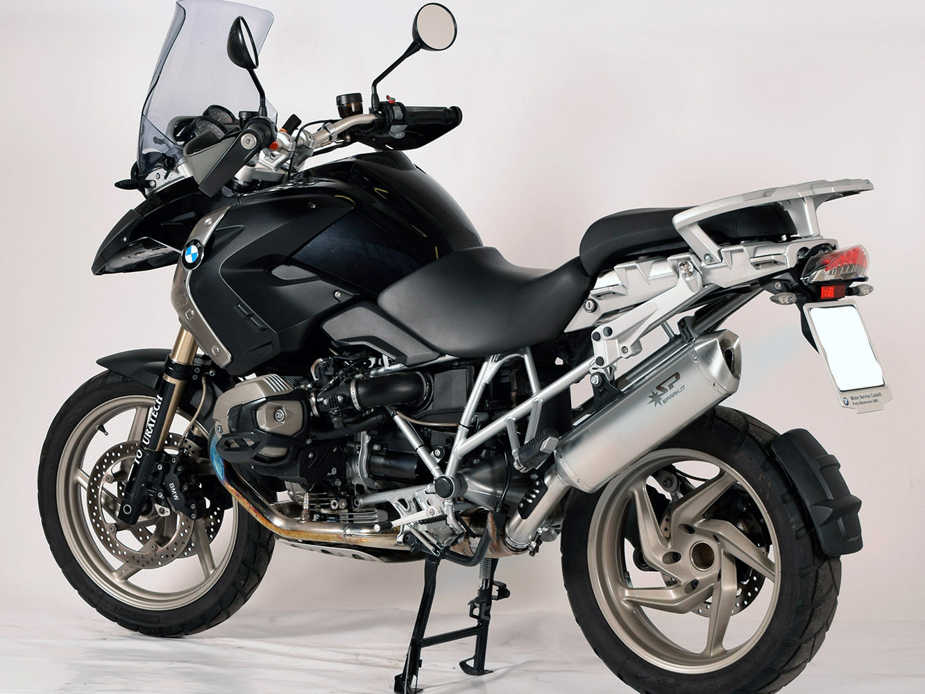 SPARK GBM0604 BMW R1200GS / Adventure (10/12) Slip-on Exhaust "Force" (EU homologated; titanium)