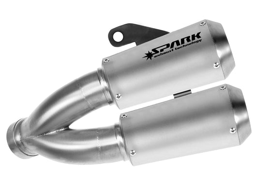 SPARK GBM0803 BMW R nineT (13/16) Double Slip-on Exhaust "MotoGP" (racing; titanium)