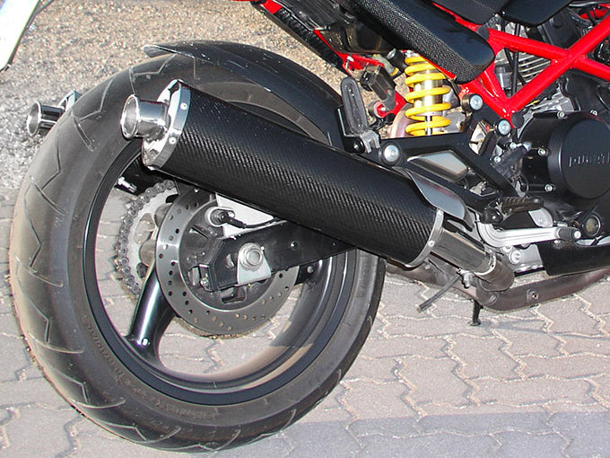 SPARK GDU0811 Ducati Monster Slip-on Exhaust "Oval" (EU homologated)