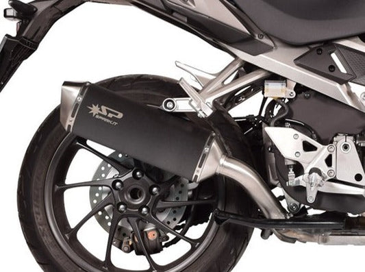 SPARK GHO1601 Honda VFR800X Crossrunner (15/18) Slip-on Exhaust "Force" (approved; dark)