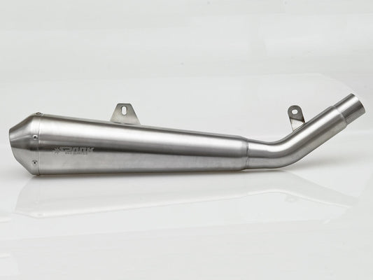 SPARK GKA0402 Kawasaki Z750 (07/14) Slip-on Exhaust "Megaphone" (racing; polished stainless steel)