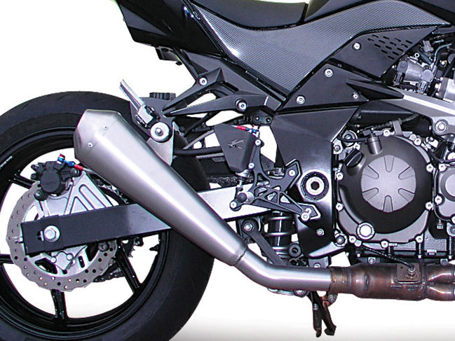 SPARK GKA0402 Kawasaki Z750 (07/14) Slip-on Exhaust "Megaphone" (racing; polished stainless steel)