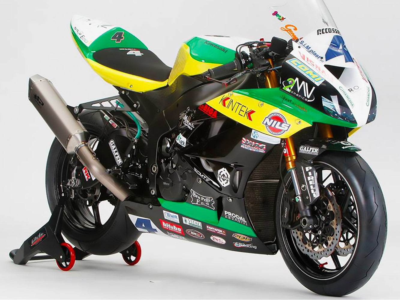 SPARK GKA8806 Kawasaki ZX-6R (2009+) Titanium Full Exhaust System "Force" (racing)