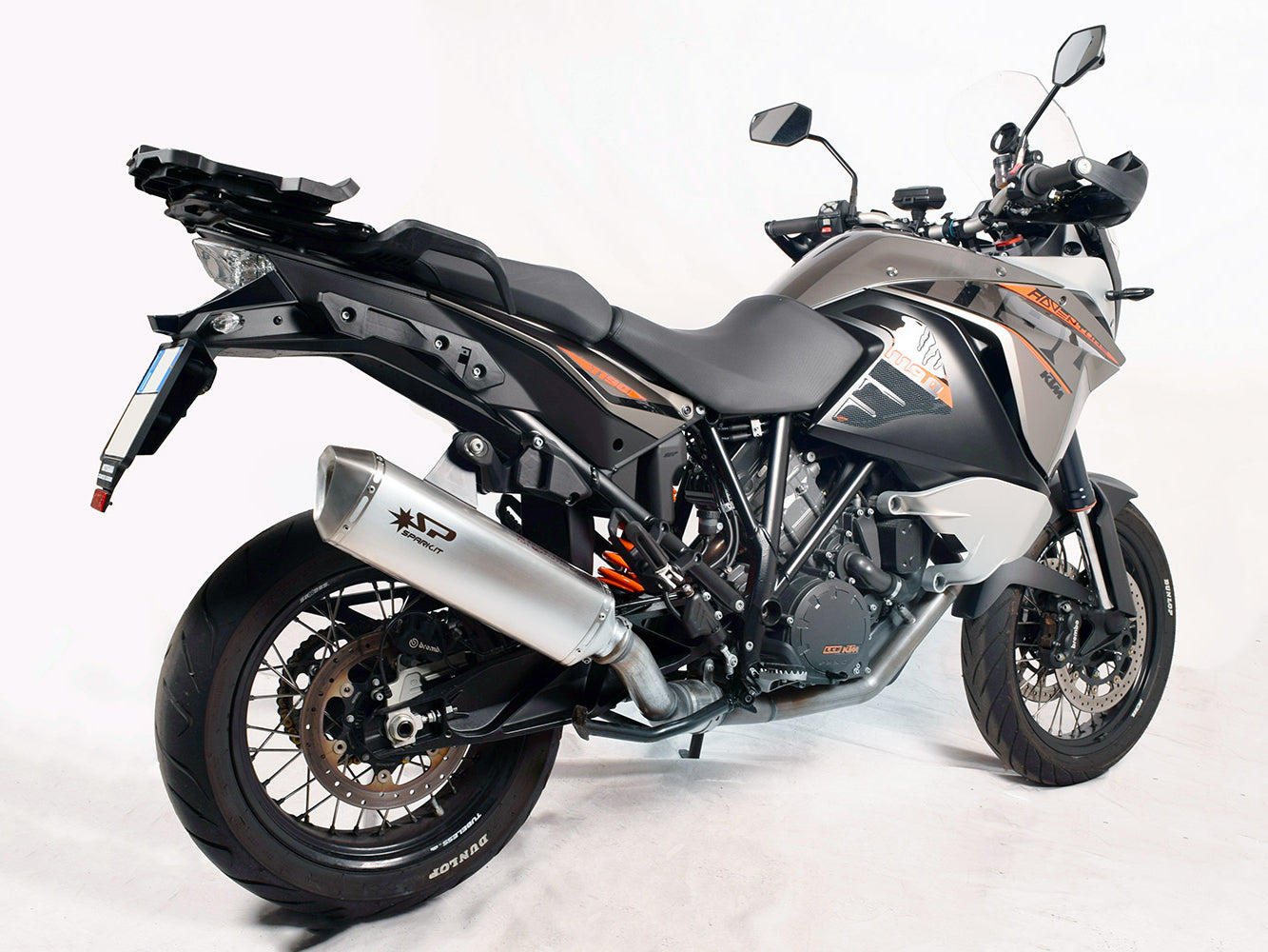 SPARK GKT0201 KTM 1090 / 1190 Adventure / 1290 Super Adventure (13/20) Slip-on Exhaust "Force" (approved; titanium)