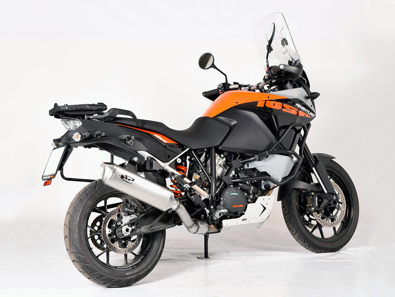 SPARK GKT0203 KTM 1050 Adventure (15/16) Slip-on Exhaust "Force" (approved)