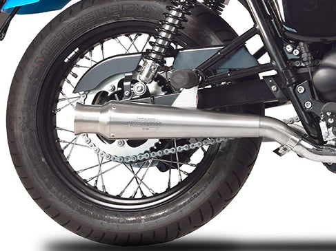 SPARK GTR0205 Triumph Bonneville T100 (02/16) Double Slip-on Exhaust "Trumpet" (racing)