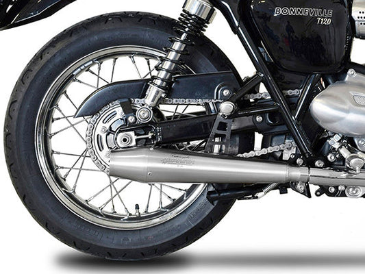 SPARK GTR0209 Triumph Bonneville T120 (16/18) Double Slip-on Exhaust "Sinfonia" (approved; polished)