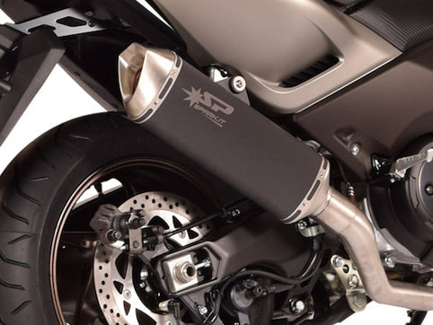 SPARK GYA8807 Yamaha TMAX 500 (00/07) Full Exhaust System "Force" (EU homologated; dark)