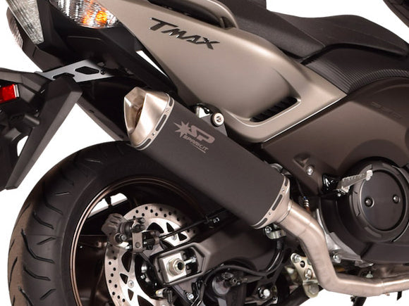 SPARK GYA8814 Yamaha TMAX 530 (12/16) Full Exhaust System "Force" (EU homologated; dark)