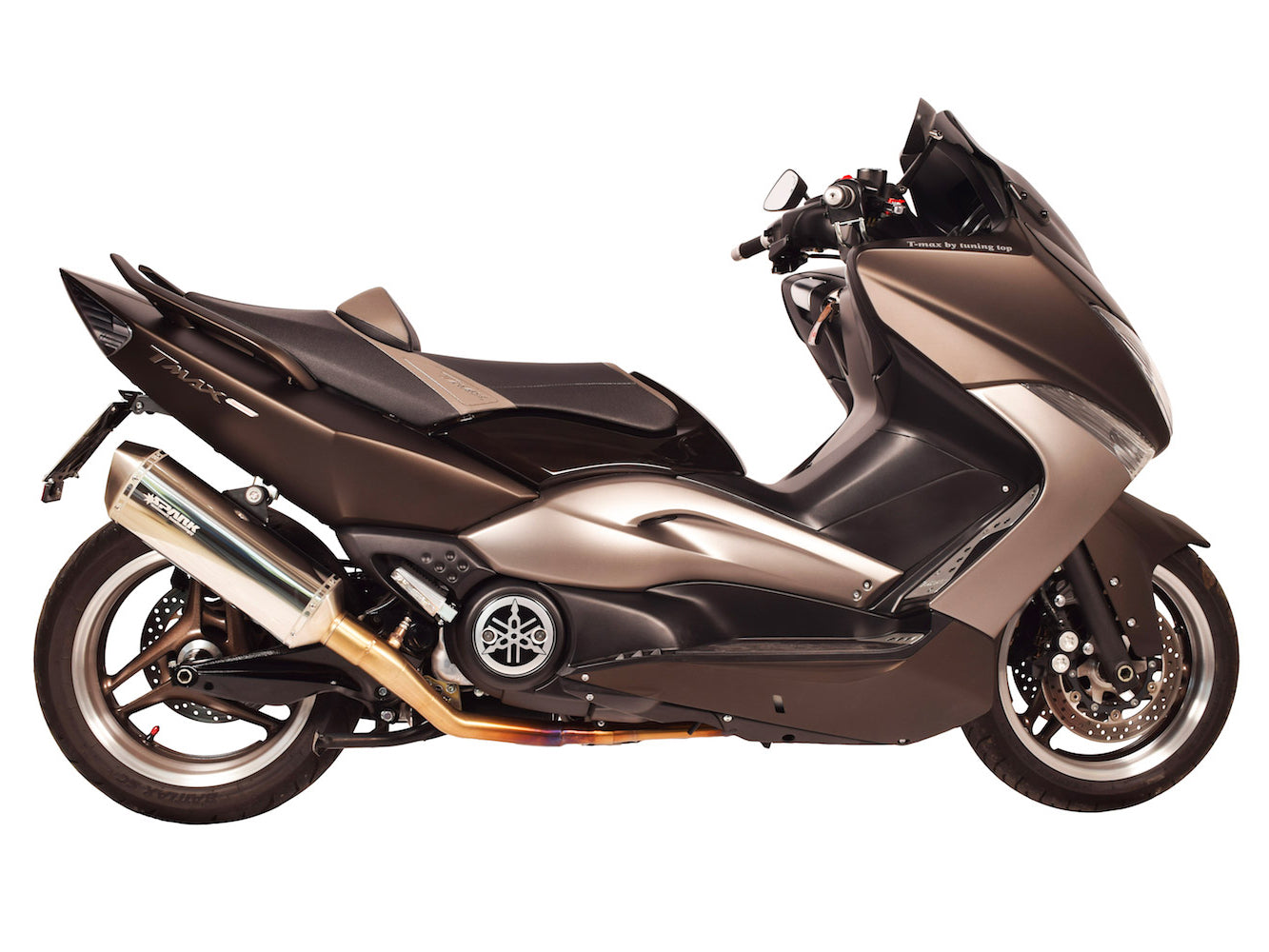 SPARK GYA8815 Yamaha TMAX 500 (08/11) Full Exhaust System "Force" (EU homologated; steel)