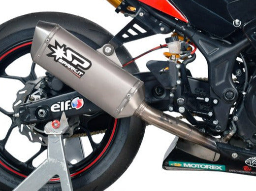 SPARK GYA8837 Yamaha YZF-R3 (2015+) Titanium Full Exhaust System "Force" Evo 2019 (racing)