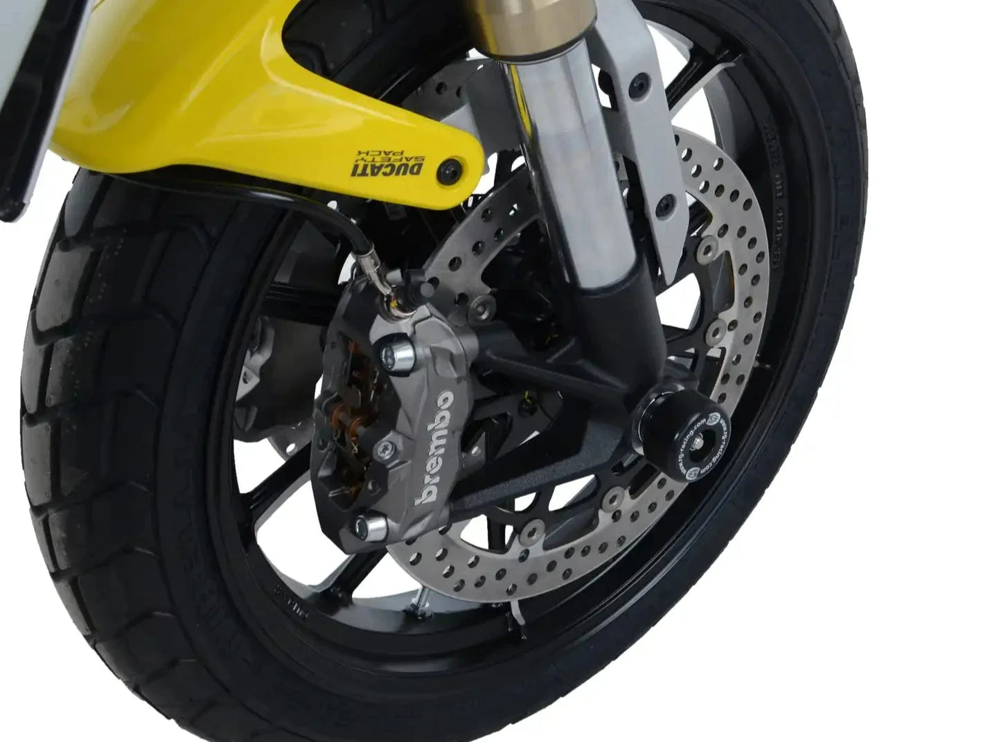 FP0207 - R&G RACING Ducati Scrambler 1100 / Desert Sled Front Wheel Sliders – Accessories in the 2WheelsHero Motorcycle Aftermarket Accessories and Parts Online Shop