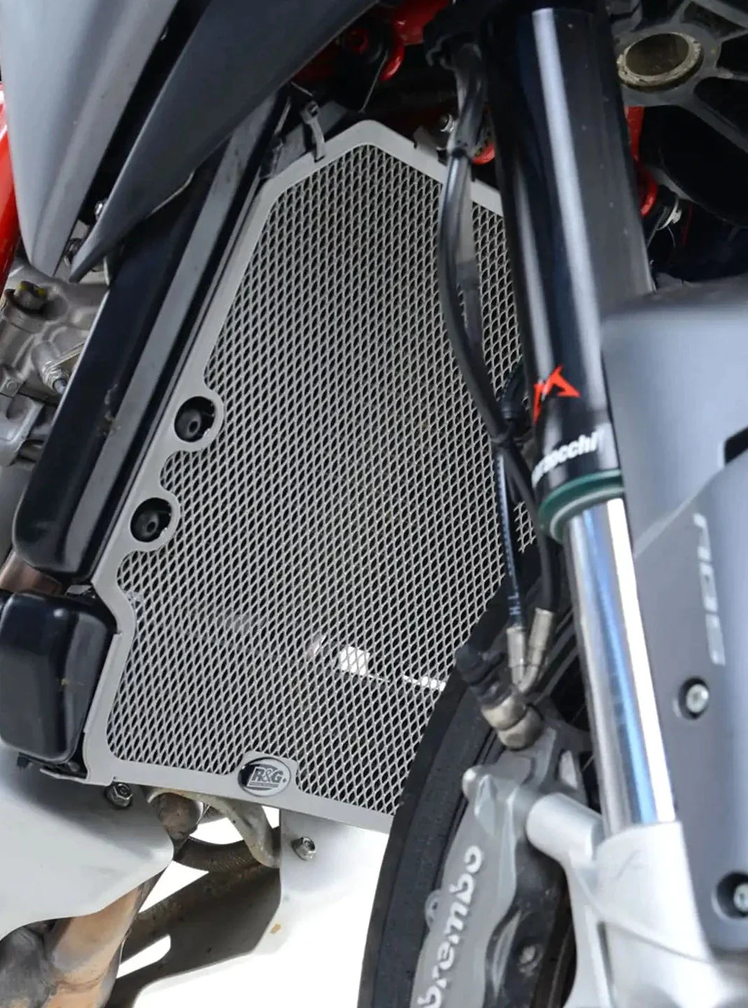 RAD0167 - R&G RACING MV Agusta Rivale / Stradale / Turismo Veloce Radiator Guard – Accessories in the 2WheelsHero Motorcycle Aftermarket Accessories and Parts Online Shop