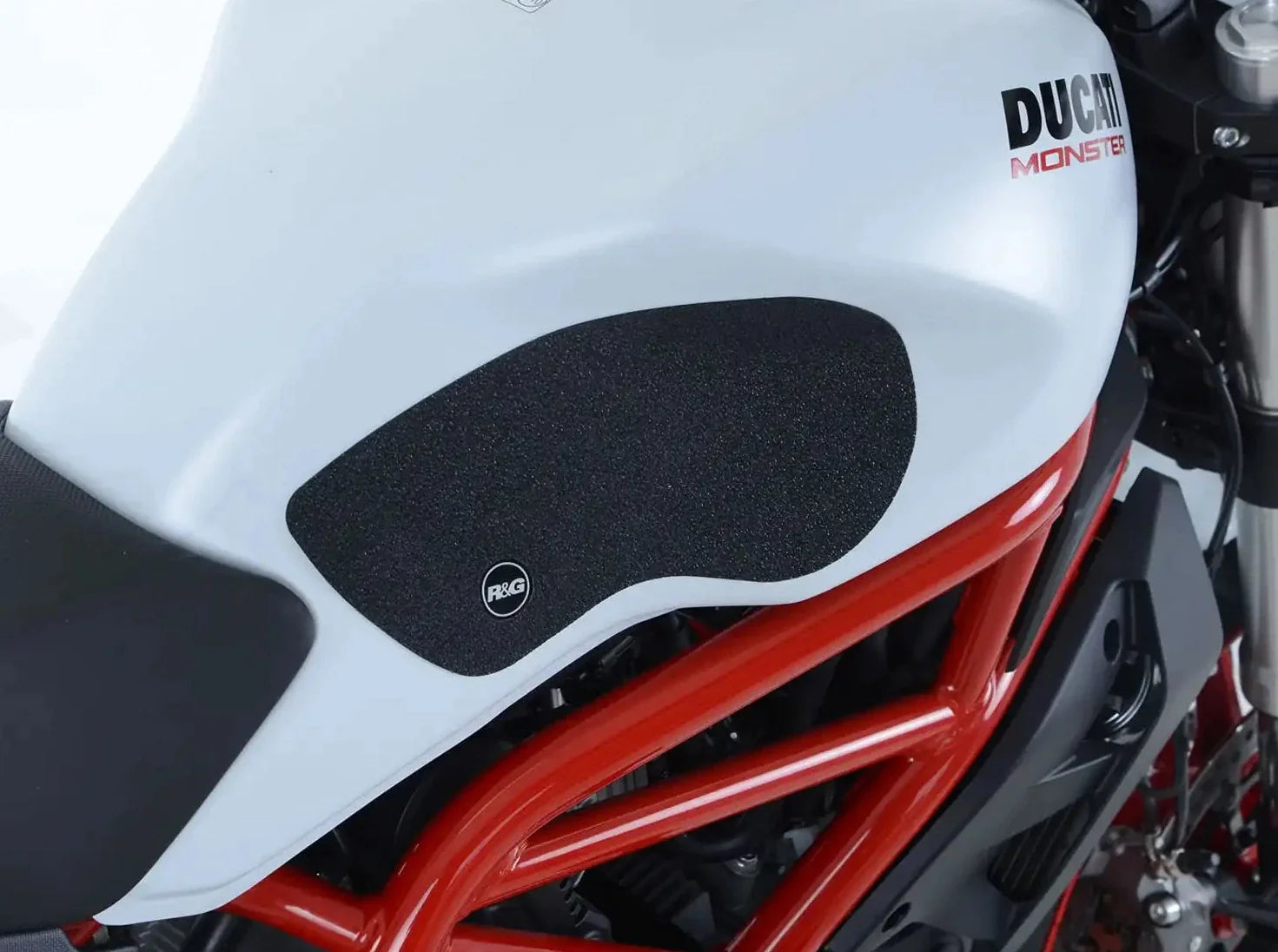 EZRG214 - R&G RACING Ducati Monster 1100 / EVO / 1200 S / 797 Fuel Tank Traction Grips – Accessories in the 2WheelsHero Motorcycle Aftermarket Accessories and Parts Online Shop