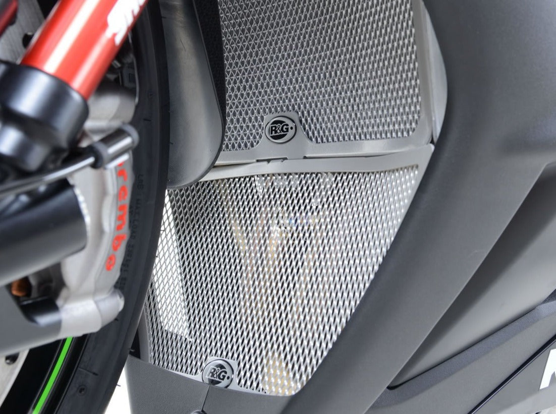 RAD0200 - R&G RACING Kawasaki Ninja ZX-10R (08/20) Radiator Guard & Downpipe Grill – Accessories in the 2WheelsHero Motorcycle Aftermarket Accessories and Parts Online Shop