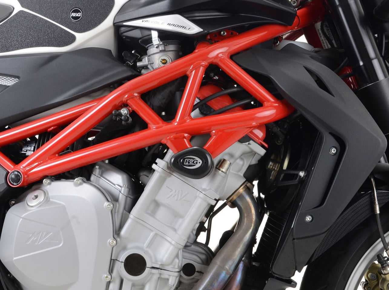 CP0403 - R&G RACING MV Agusta Brutale 1090 Frame Crash Protection Sliders "Aero" – Accessories in the 2WheelsHero Motorcycle Aftermarket Accessories and Parts Online Shop