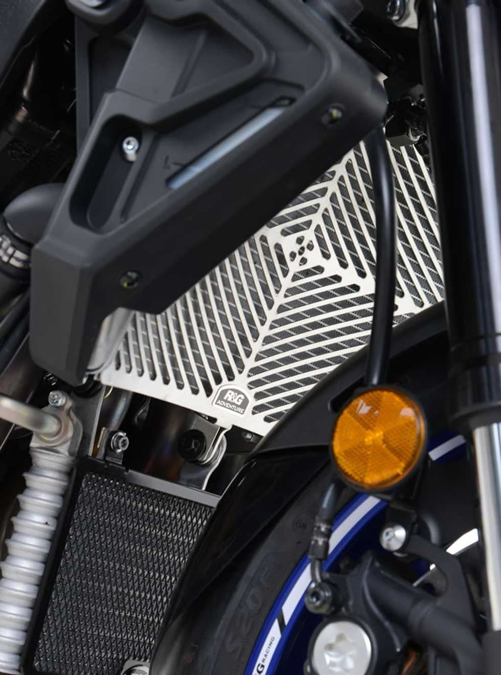 SRG0036 - R&G RACING Yamaha MT-10 / YZF-R1 Radiator Guard (steel) – Accessories in the 2WheelsHero Motorcycle Aftermarket Accessories and Parts Online Shop