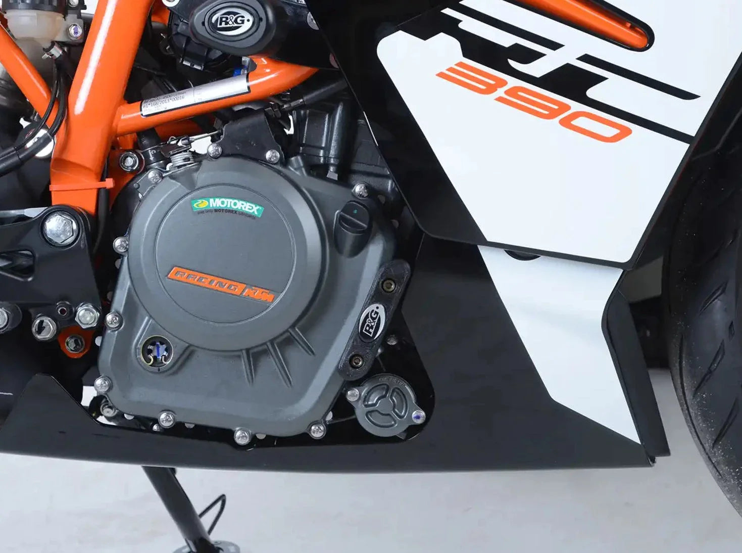 ECS0123 - R&G RACING KTM RC 390 (17/21) Engine Case Slider (right) – Accessories in the 2WheelsHero Motorcycle Aftermarket Accessories and Parts Online Shop