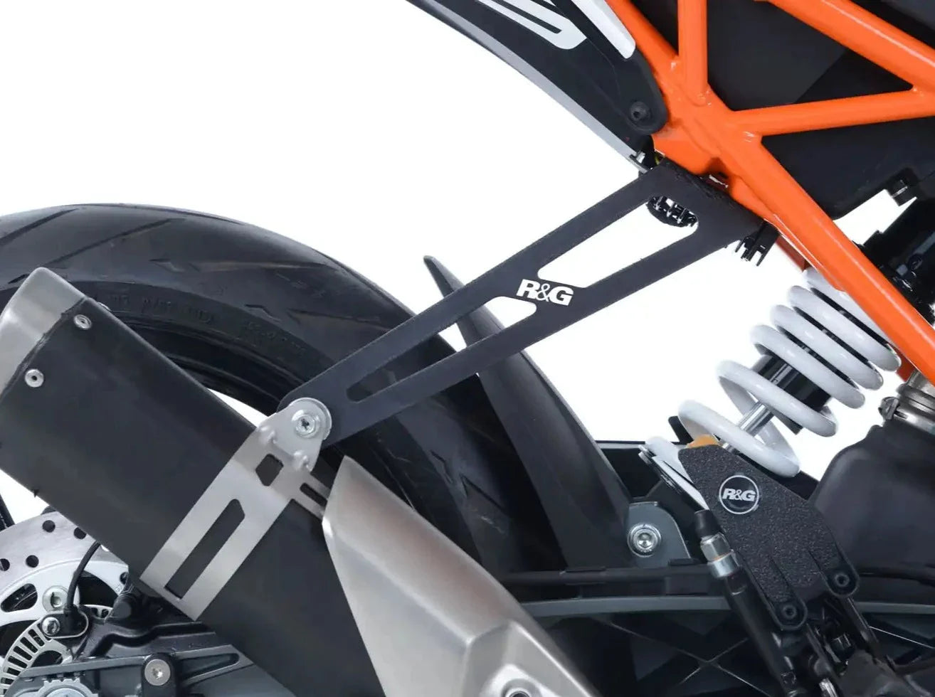 EH0079 - R&G RACING KTM 125 Duke (2017+) Exhaust Hanger & Blanking Plate Kit