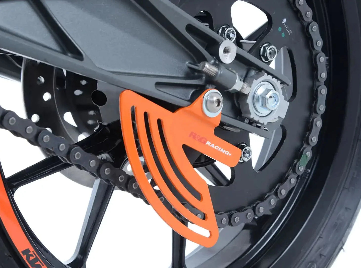 TG0011 - R&G RACING Husqvarna / KTM RC Toe Chain Guard – Accessories in the 2WheelsHero Motorcycle Aftermarket Accessories and Parts Online Shop