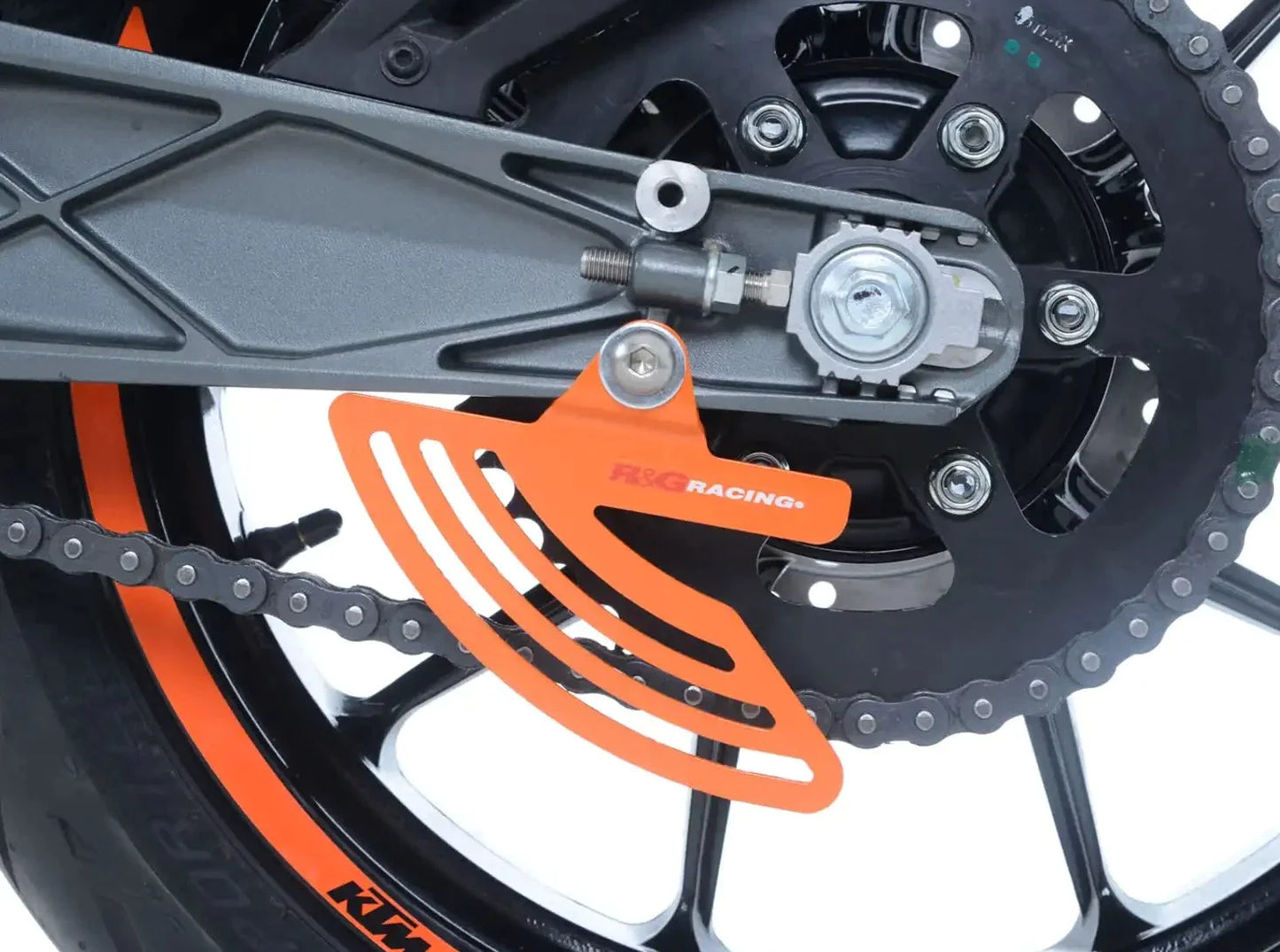 TG0011 - R&G RACING Husqvarna / KTM RC Toe Chain Guard – Accessories in the 2WheelsHero Motorcycle Aftermarket Accessories and Parts Online Shop