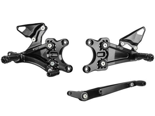 H016 - BONAMICI RACING Honda CBR1000RR-R (20/23) Adjustable Rearset (street) – Accessories in the 2WheelsHero Motorcycle Aftermarket Accessories and Parts Online Shop