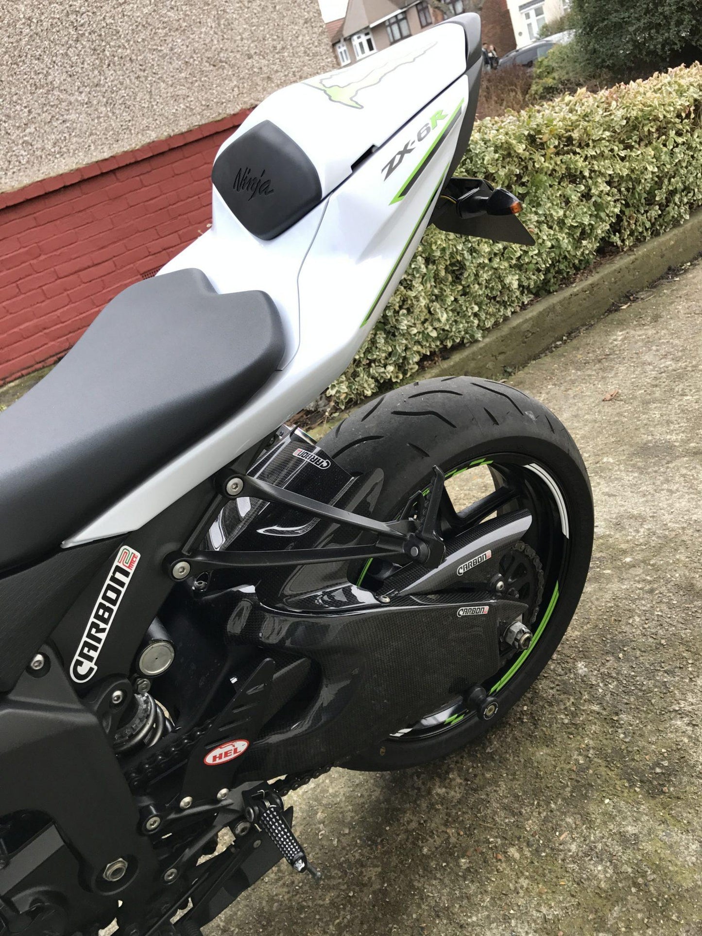 CARBON2RACE Kawasaki ZX-6R (09/18) Carbon Swingarm Covers