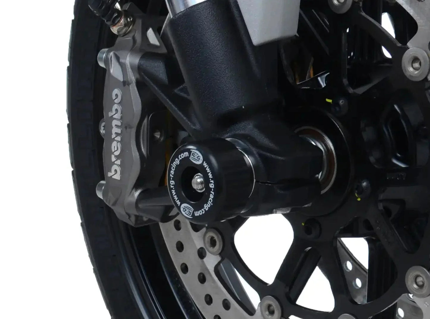 FP0207 - R&G RACING Ducati Scrambler 1100 / Desert Sled Front Wheel Sliders – Accessories in the 2WheelsHero Motorcycle Aftermarket Accessories and Parts Online Shop