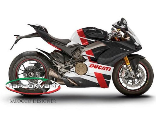 CARBONVANI Ducati Panigale V4 / V4R Full Carbon Fairing Set (8 parts; Jena version)