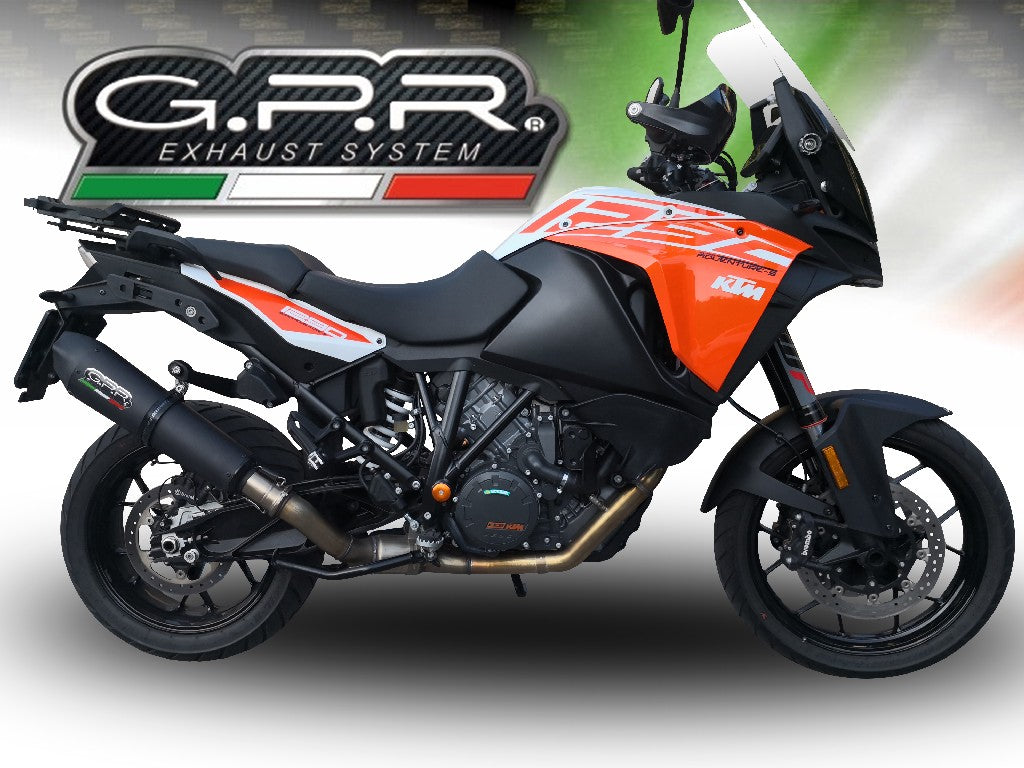 GPR KTM 1050 Adventure Slip-on Exhaust "GPE Anniversary Black Titanium" (EU homologated)