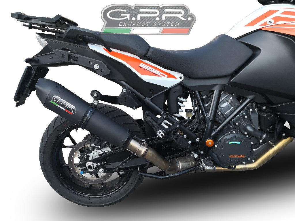 GPR KTM 1050 Adventure Slip-on Exhaust "GPE Anniversary Black Titanium" (EU homologated)