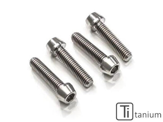 KV371X - CNC RACING Ducati Titanium Front Axle Clamp Bolts (M6x25)