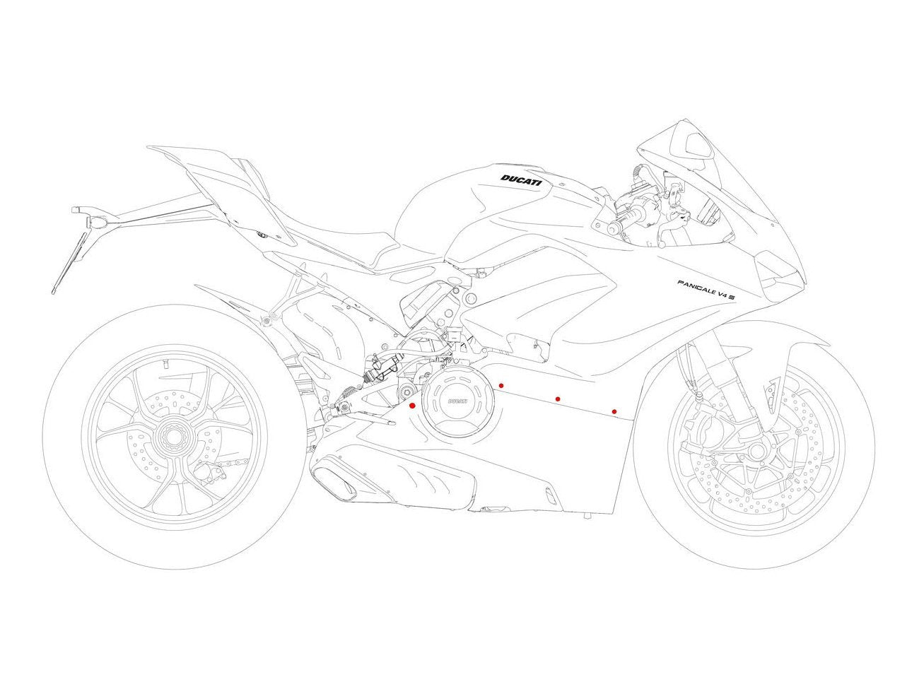 KV441 - CNC RACING Ducati Panigale V4 Fairing Screws