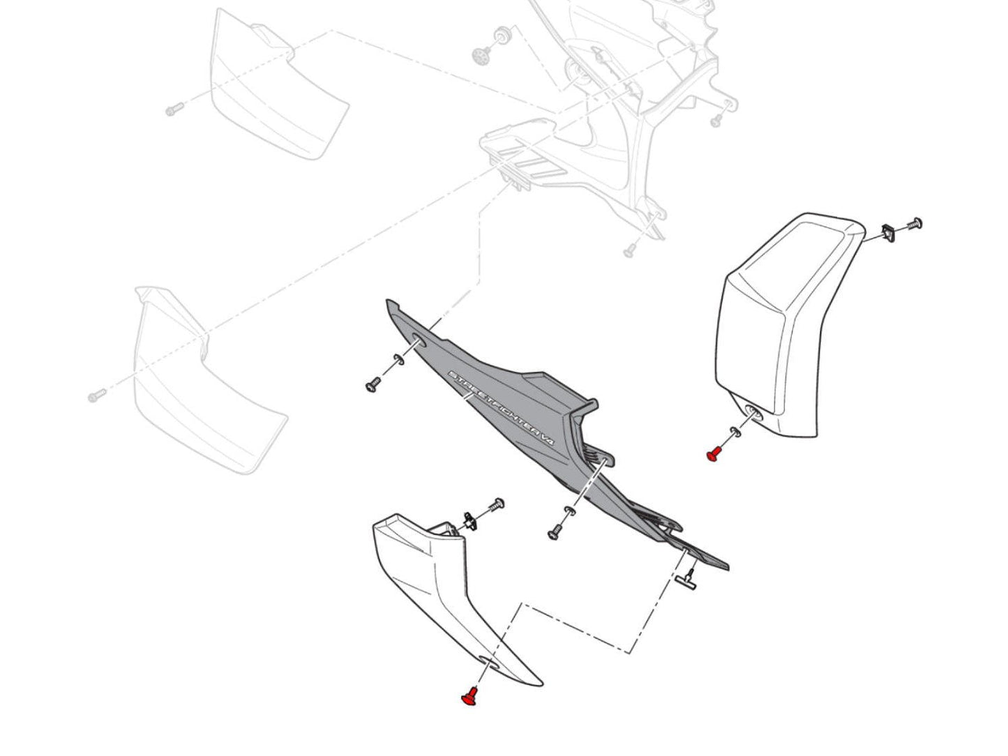 KV456 - CNC RACING Ducati Streetfighter V4 Radiator Side Panels Screws