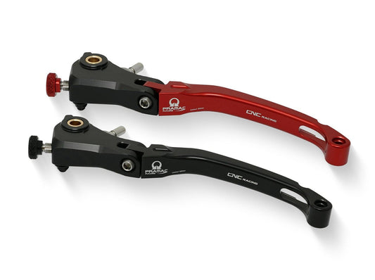 LCR12PR - CNC RACING Ducati / Aprilia / MV Agusta Folding Clutch Lever (Pramac Racing Limited Edition)