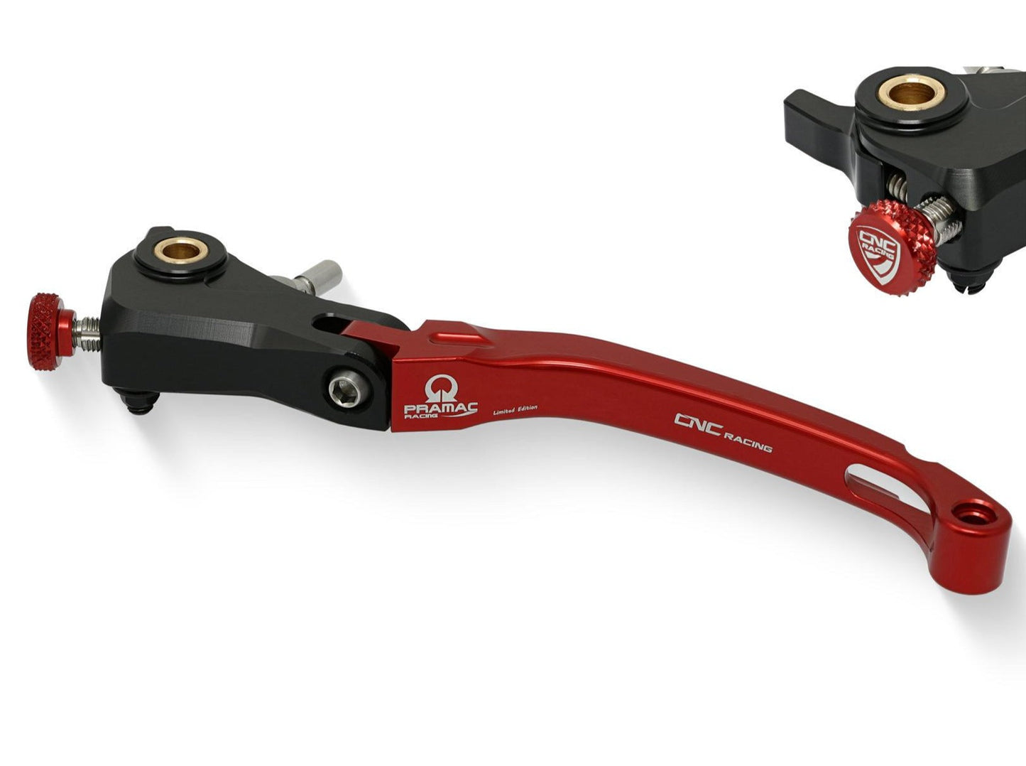 LCR49PR - CNC RACING Ducati Multistrada V4 (2021+) Folding Clutch Lever (Pramac edition)