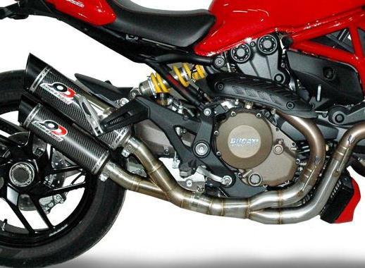 QD EXHAUST Ducati Monster 1200S Full Dual Exhaust System "Magnum" (EU homologated)