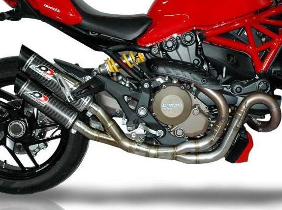 QD EXHAUST Ducati Monster 1200/821 Dual Exhaust System "Magnum" (EU homologated)