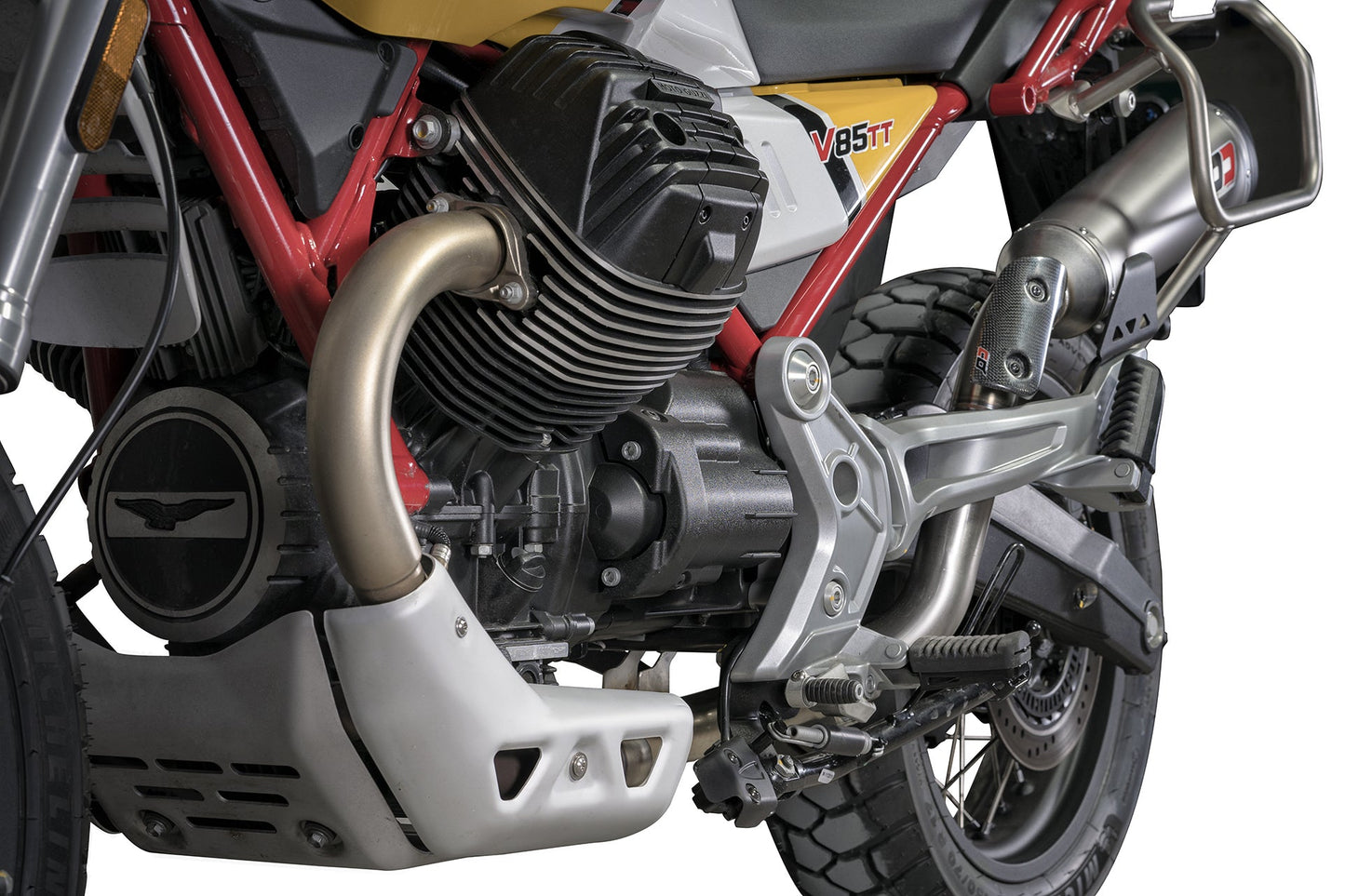 QD EXHAUST Moto Guzzi V85 TT Exhaust Mid-pipe (racing)