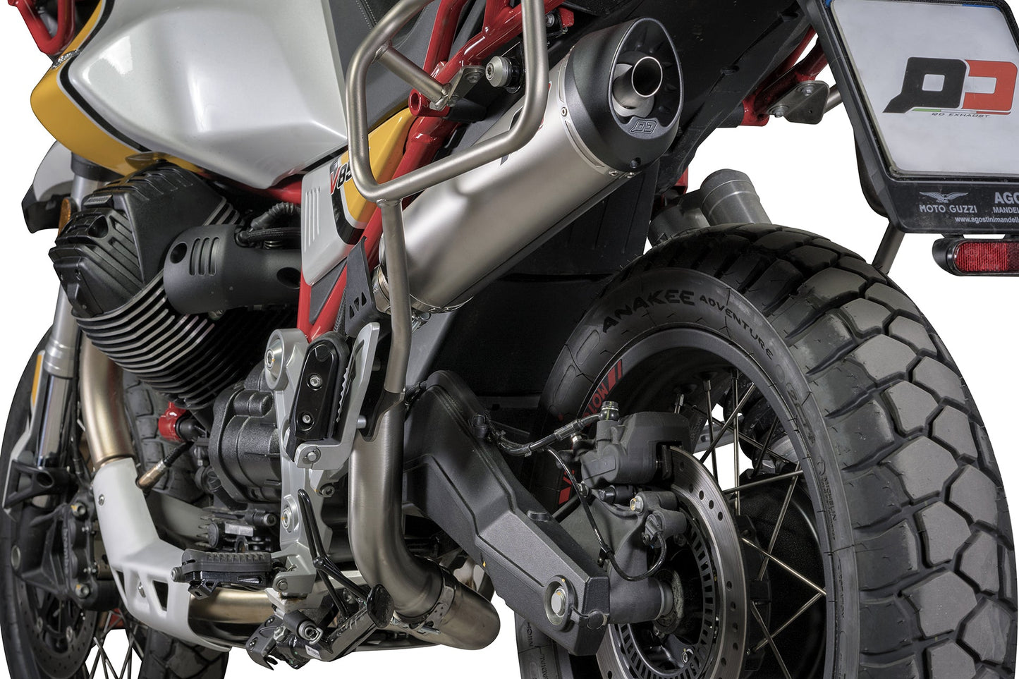 QD EXHAUST Moto Guzzi V85 TT Exhaust Mid-pipe (racing)