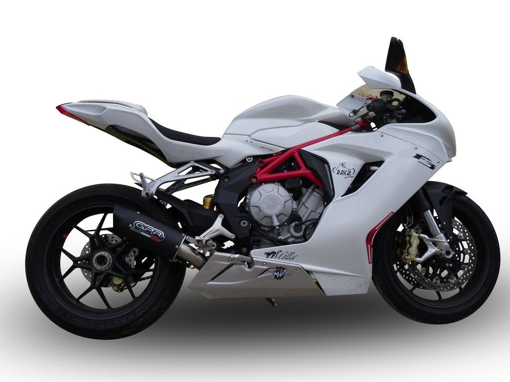 GPR MV Agusta F3 675/800 (12/17) Slip-on Exhaust "Furore Nero" (EU homologated)