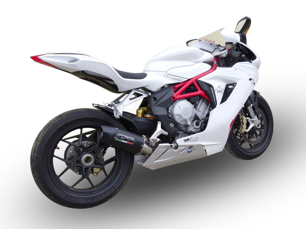 GPR MV Agusta F3 675/800 (12/17) Slip-on Exhaust "Furore Nero" (EU homologated)