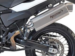 HP CORSE BMW F800GS Slip-on Exhaust "4-Track Satin" (EU homologated)